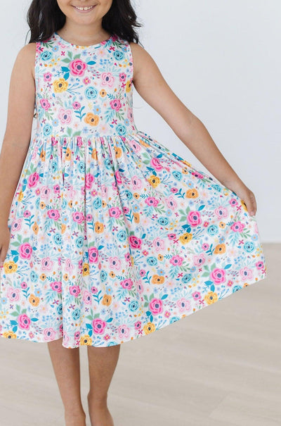 Mila & Rose:  Sunshine Blooms Tank Twirl Dress