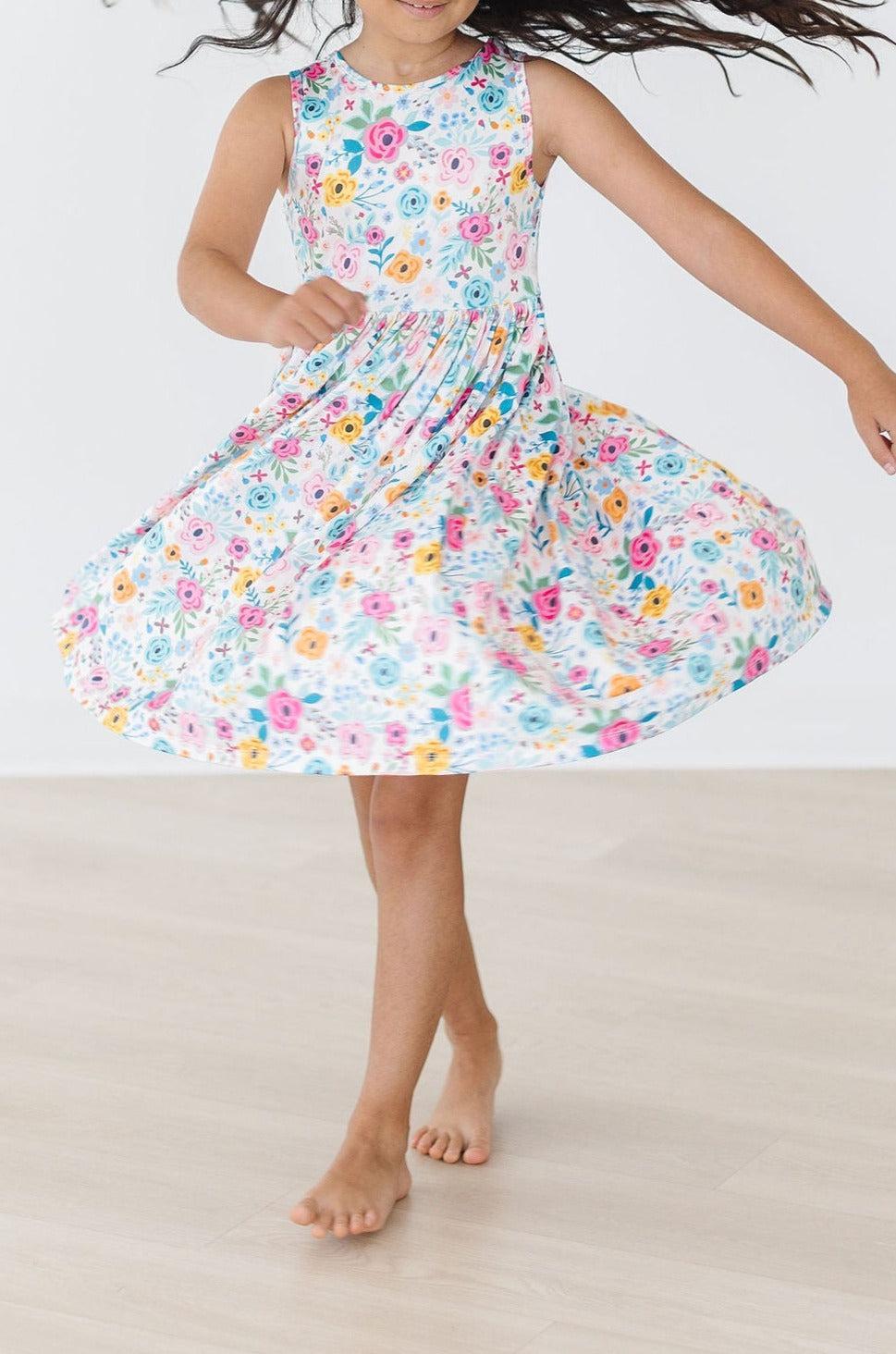 Mila & Rose:  Sunshine Blooms Tank Twirl Dress