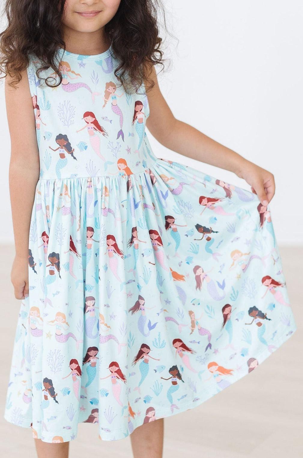 Mila & Rose:  Happy as a Clam Tank Twirl Dress