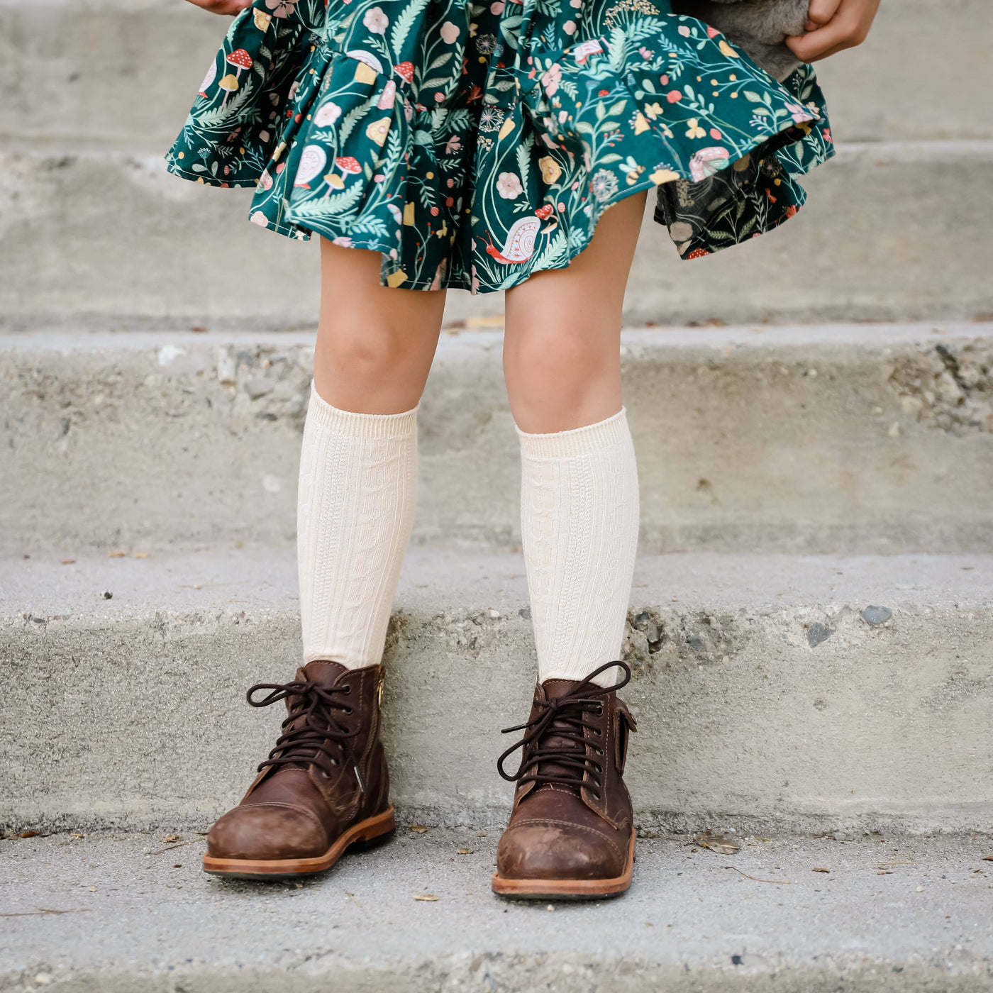 Little Stocking Co. Cable Knit Bundle: Neutral