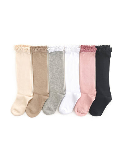 Little Stocking Co. Lace Top Bundle: Neutral