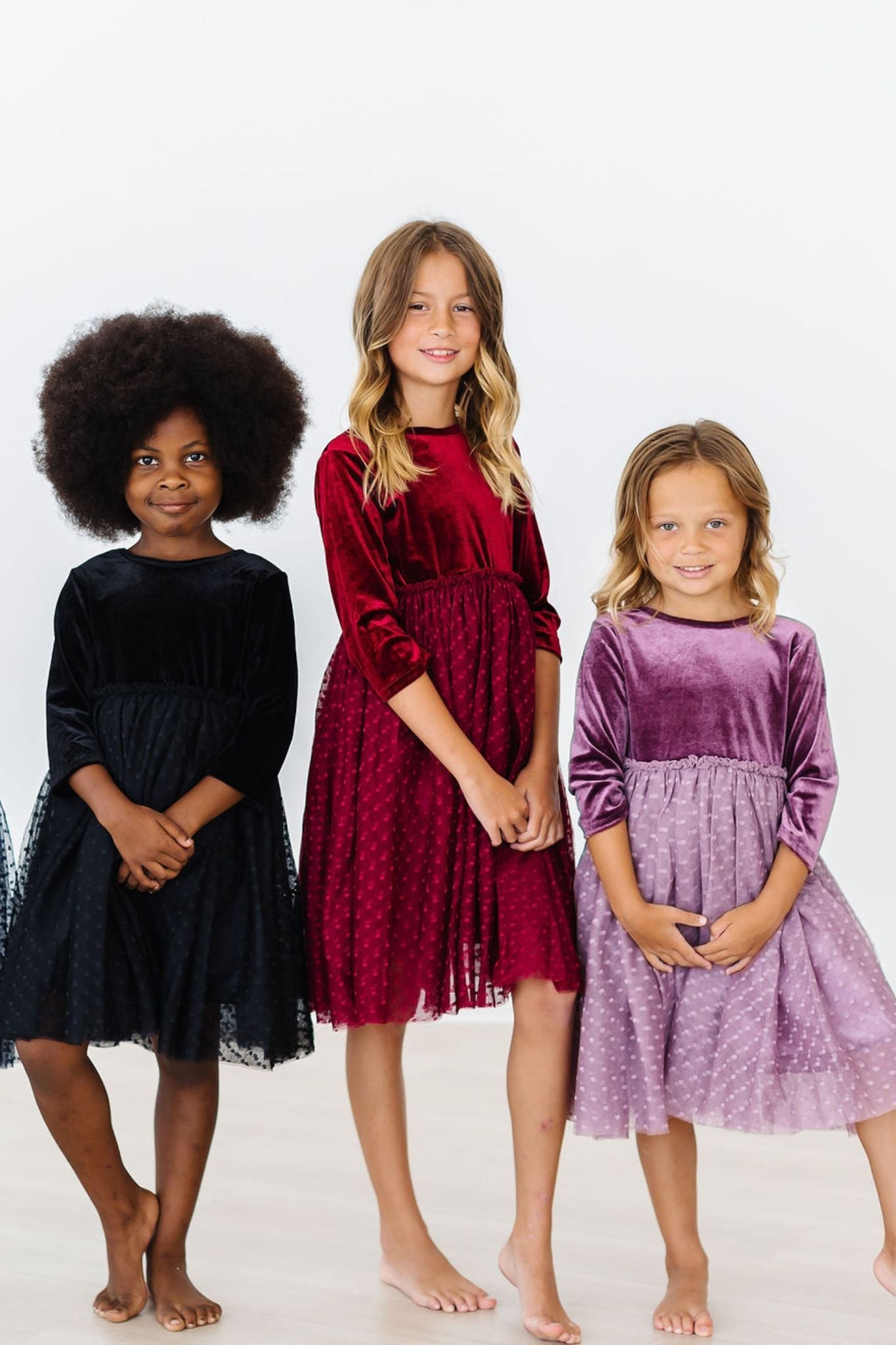 Mila & Rose:  Black Velvet Tutu Dress