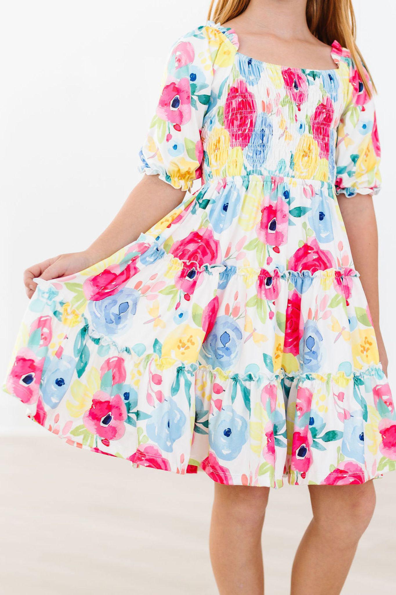 Mila & Rose:  Rosie Smocked Ruffle Dress