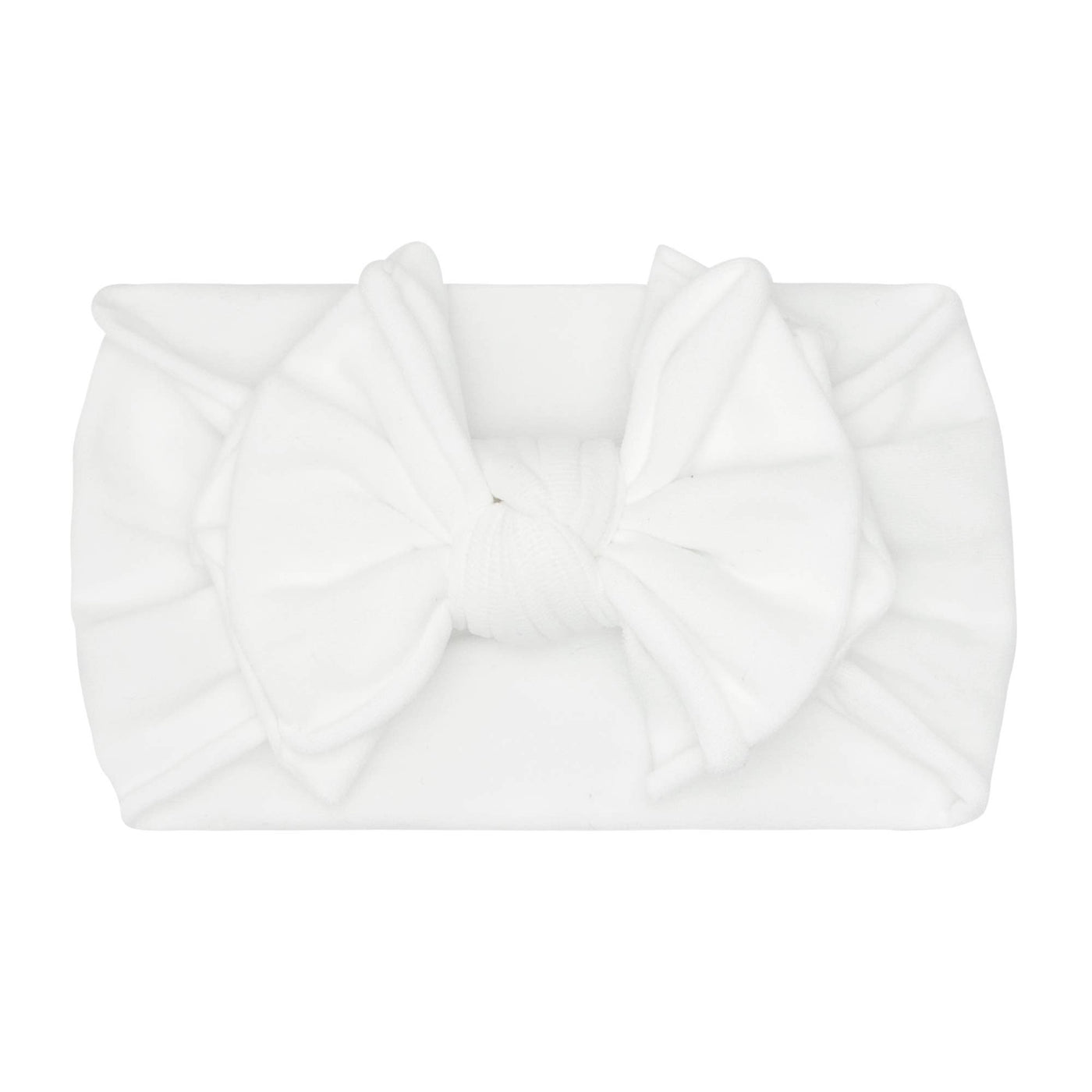 Baby Bling Bows Fab-Bow-Lous Headwrap: White