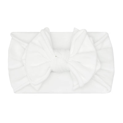 Baby Bling Bows Fab-Bow-Lous Headwrap: White