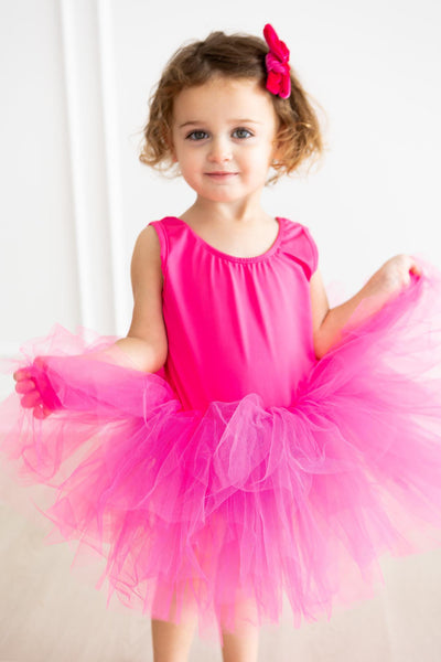 Mila & Rose:  Hot Pink Tank Tutu Leotard