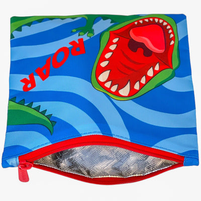 Yumbox Classic Lunch Bag & Sandwich Bag Set: Dinosaur ROAR!