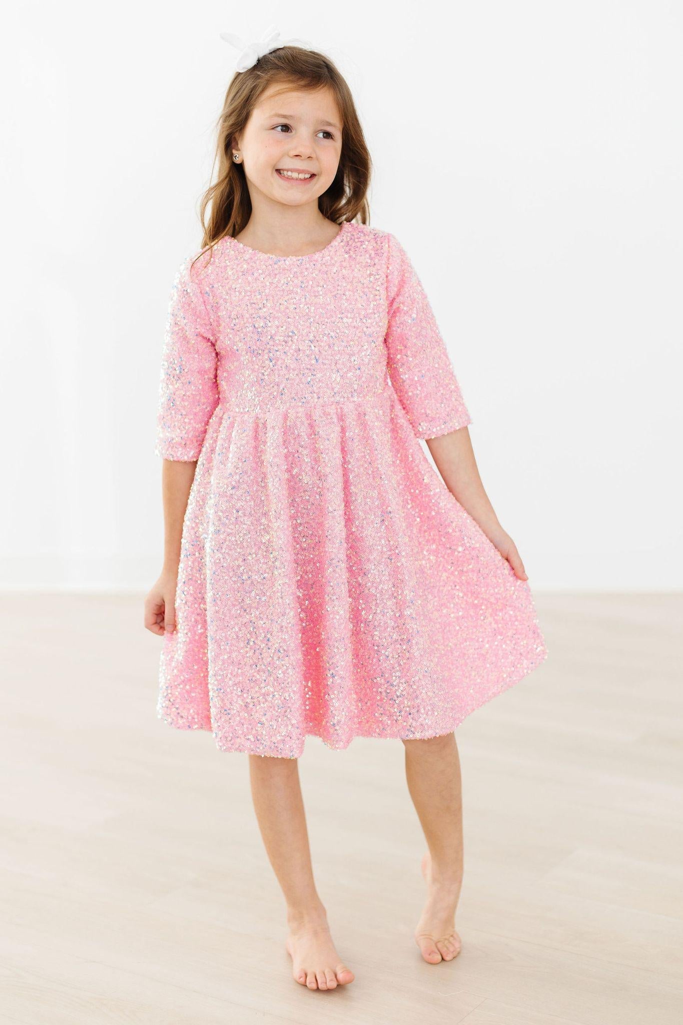 Mila & Rose:  Bubblegum Pink Sequin Dress