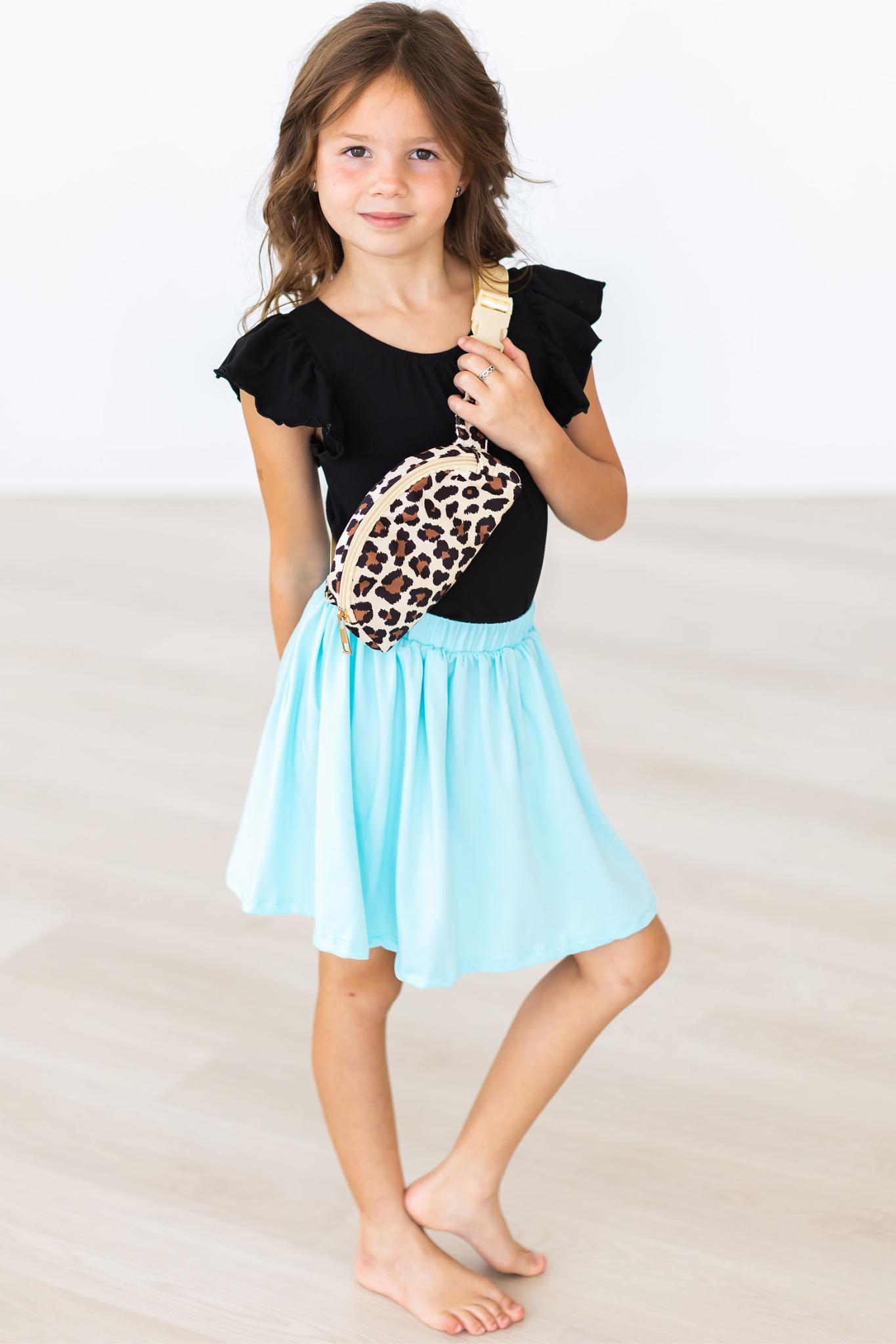 Mila & Rose:  SALE Aqua Twirl Skirt