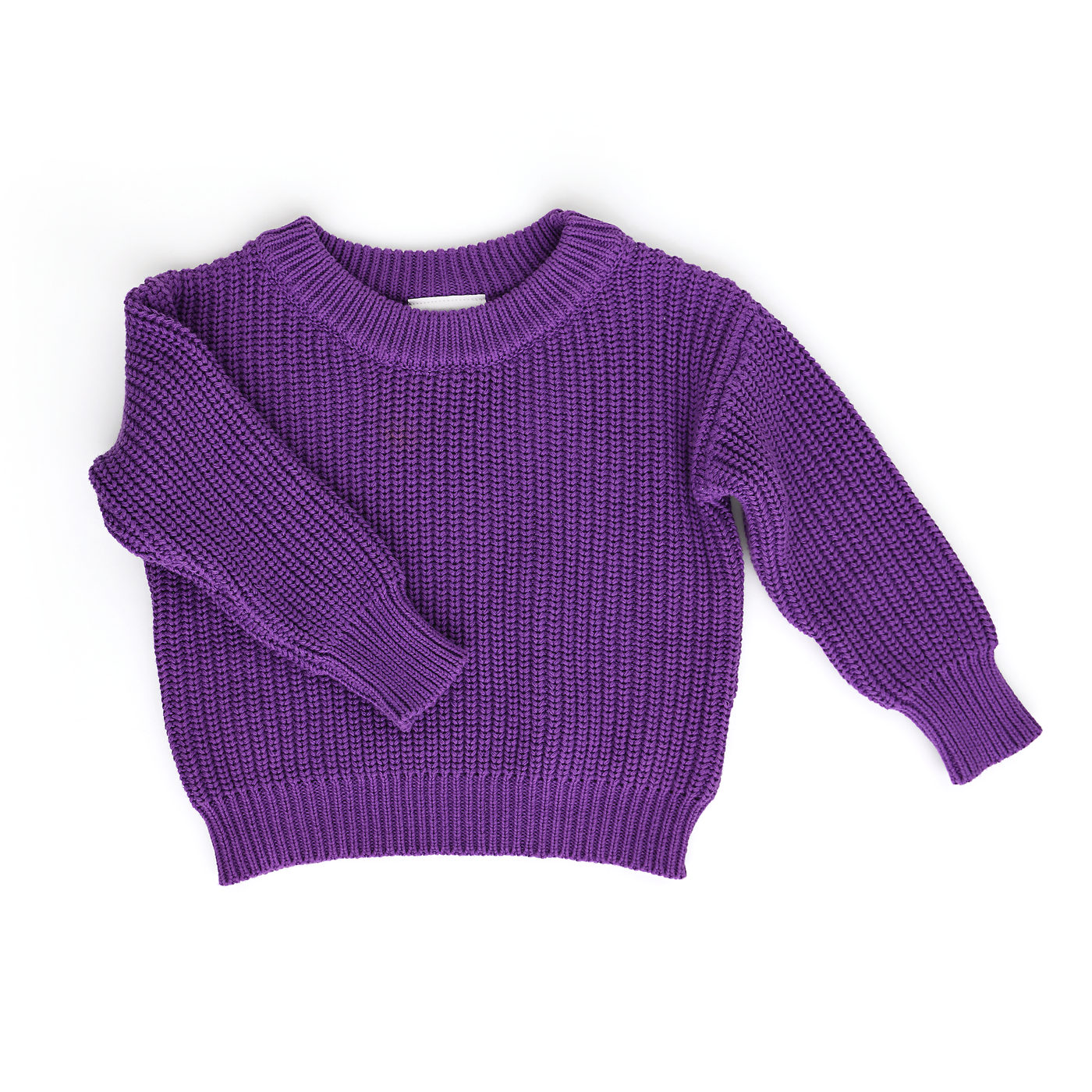 Gigi and Max Sweater: Solid Purple