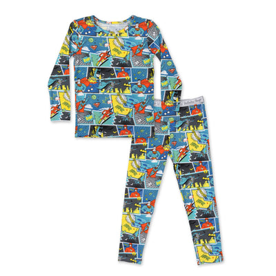 Bellabu Bear - Justice League Heroes Bamboo Kids Pajamas