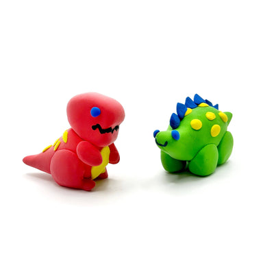 OOLY Creatibles D.I.Y. Air-Dry Clay Kit: Dino. BFFs