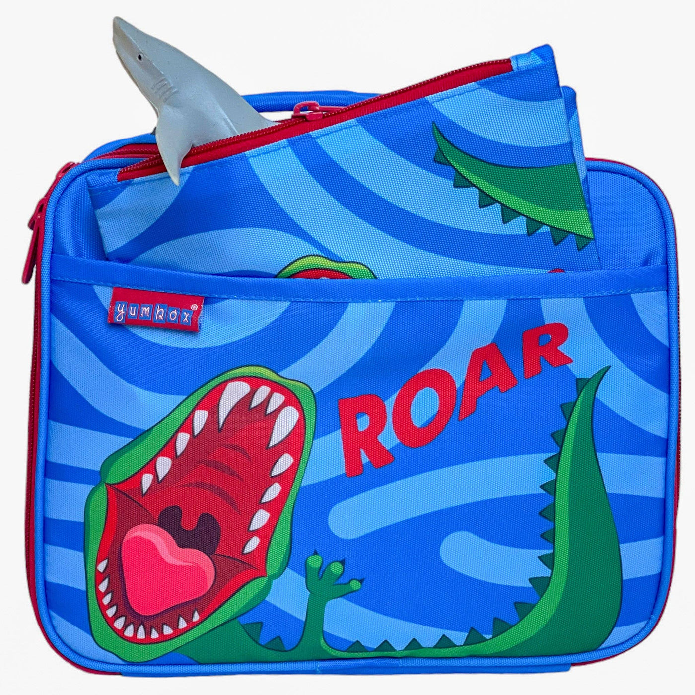 Yumbox Classic Lunch Bag & Sandwich Bag Set: Dinosaur ROAR!