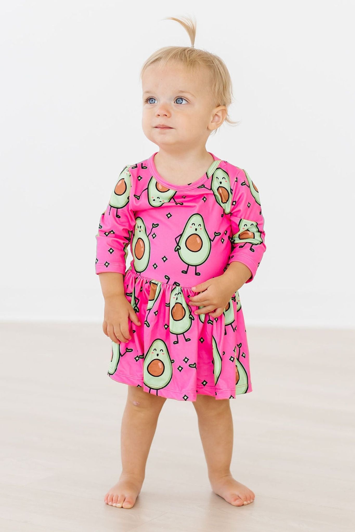 Mila & Rose:  Happy Avocados Twirl Bodysuit