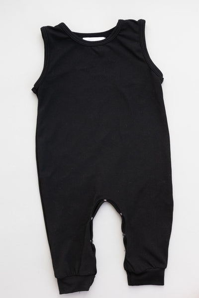 Mila & Rose:  Black Tank One-Piece Jogger