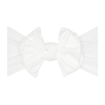 Baby Bling Bows Fab-Bow-Lous Headwrap: White