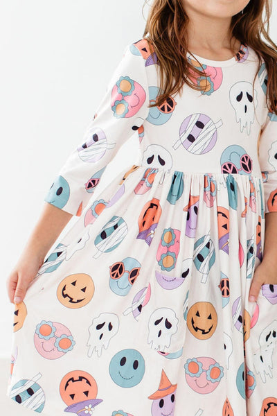 Mila & Rose:  Monster Mash Pocket Twirl Dress