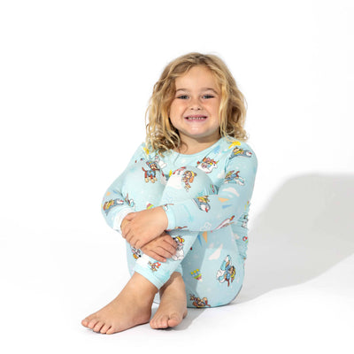 Bellabu Bear Bamboo Pajama Set: PAW Patrol Winter