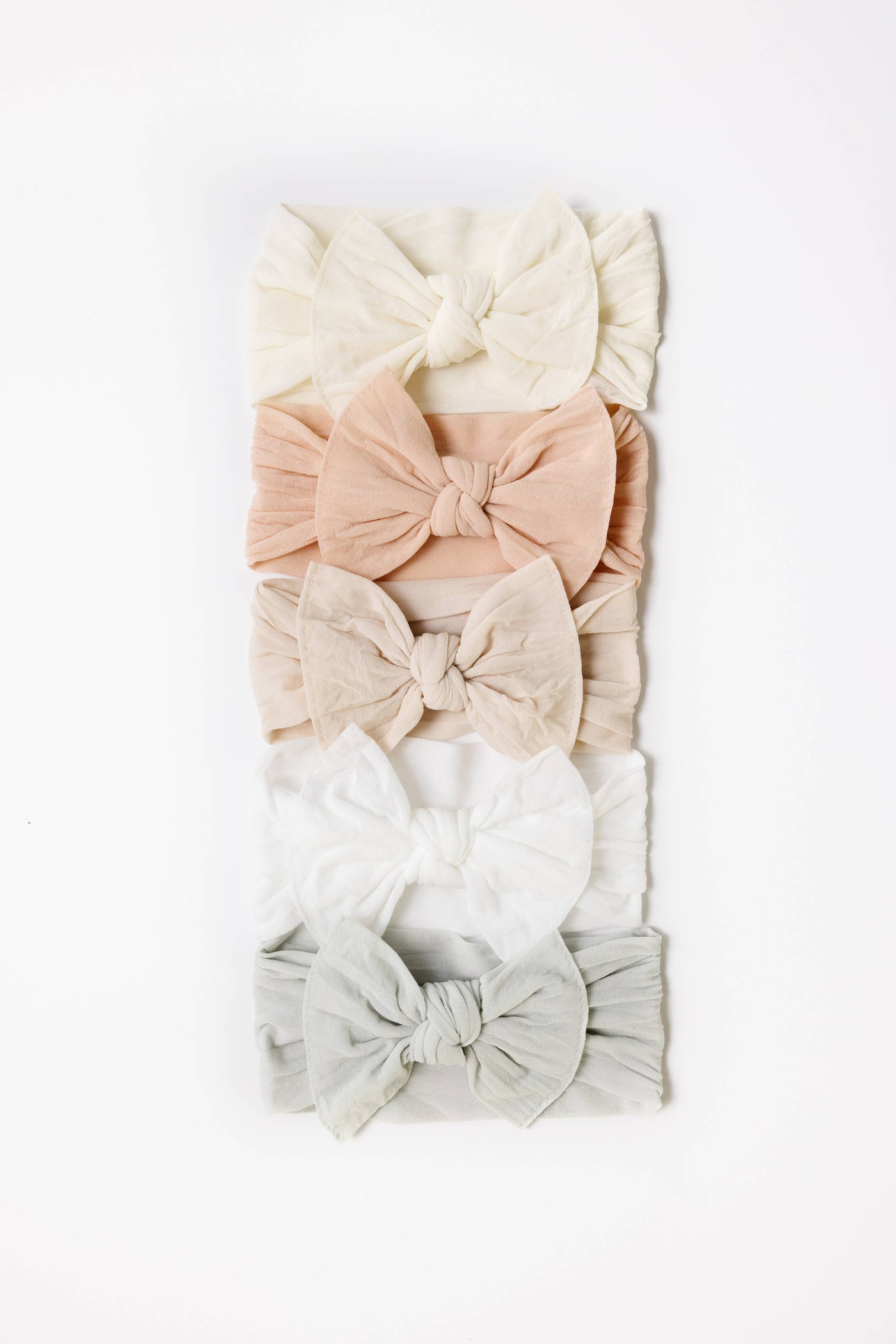 Baby Bling Bows The Knot Headwrap: White