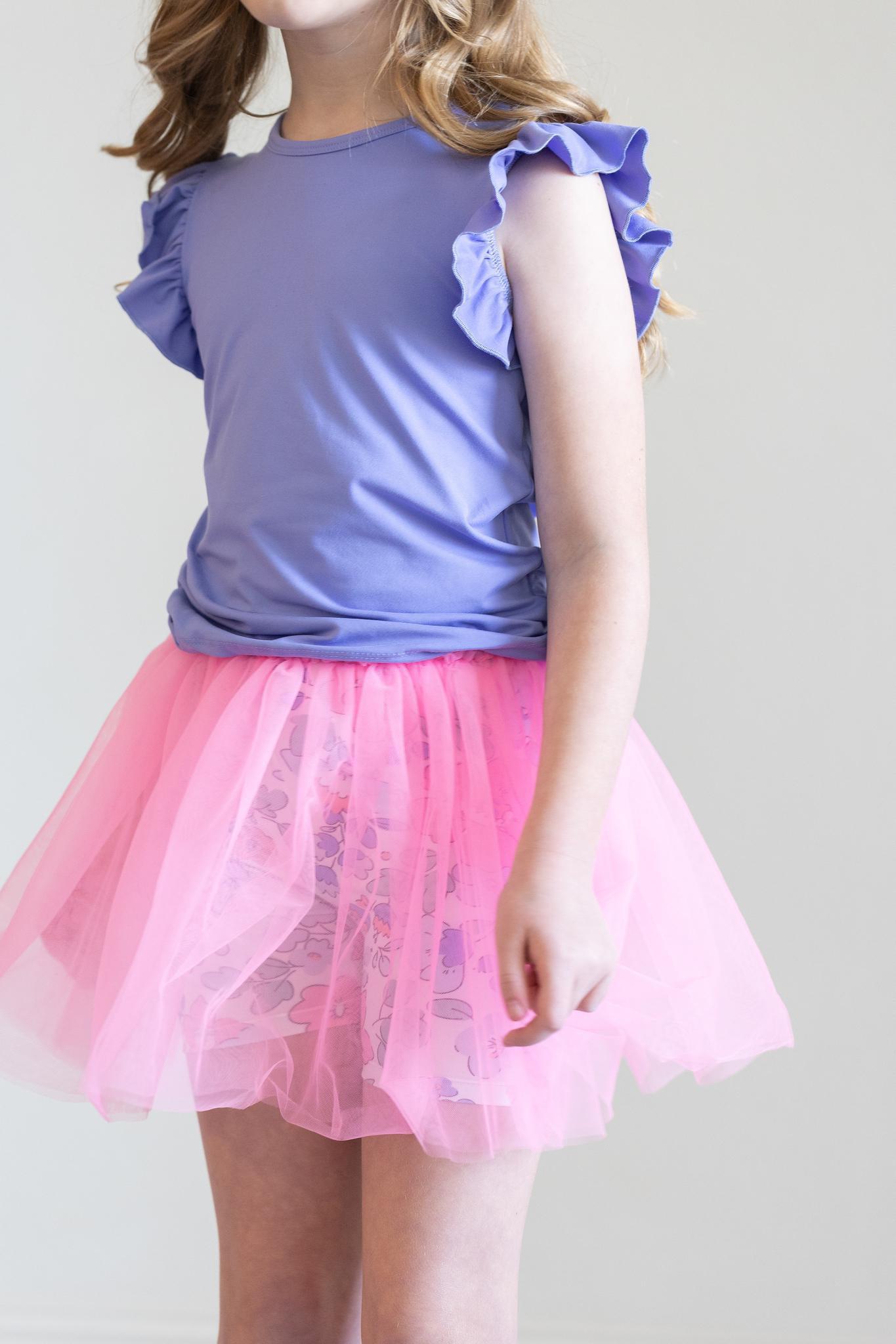 Mila & Rose:  Hydrangea Tutu Shorts