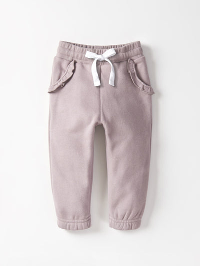 Little Bipsy Ruffle Sweatpant: Wisteria