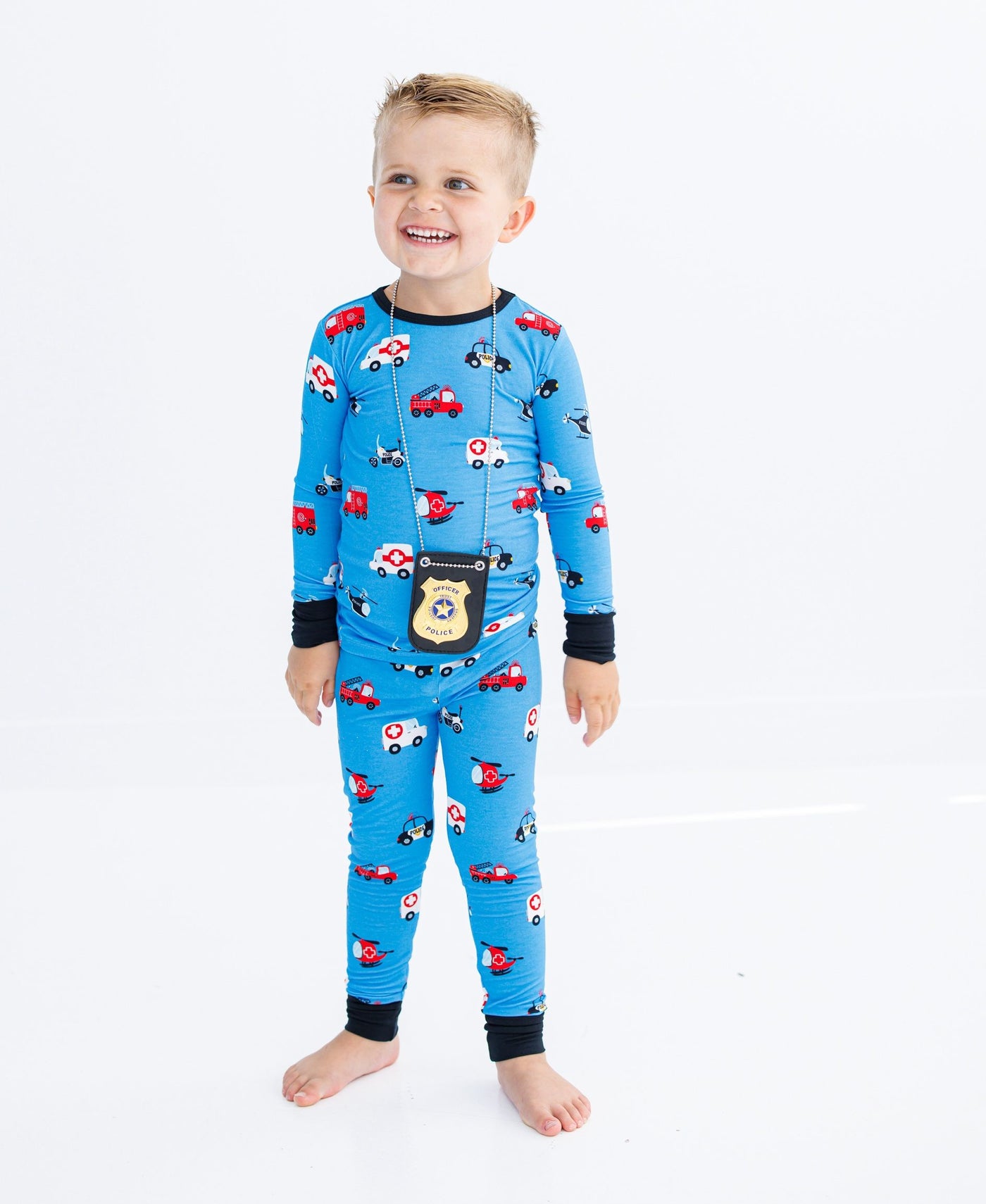 Birdie Bean Pajama Set: Deputy