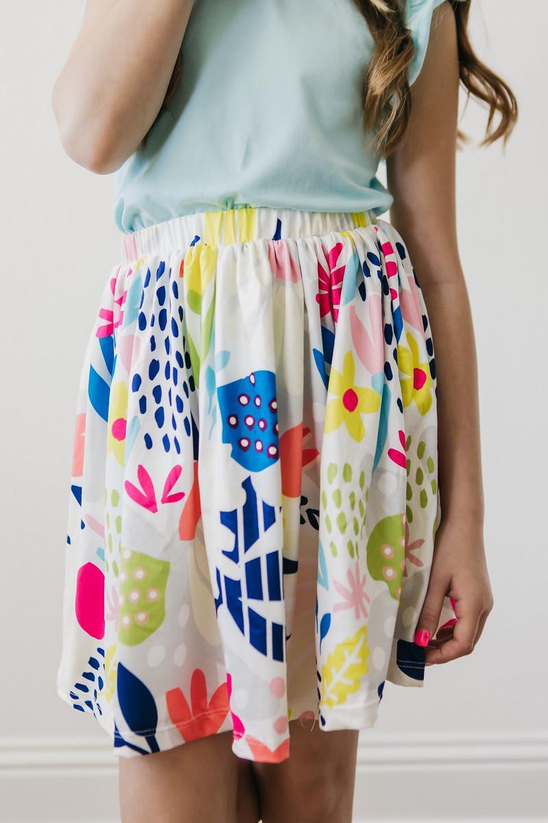 Mila & Rose:  SALE Flower Market Twirl Skirt