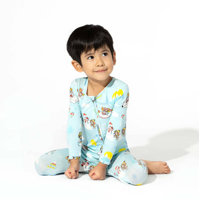 Bellabu Bear Bamboo Convertible Footie: PAW Patrol Winter