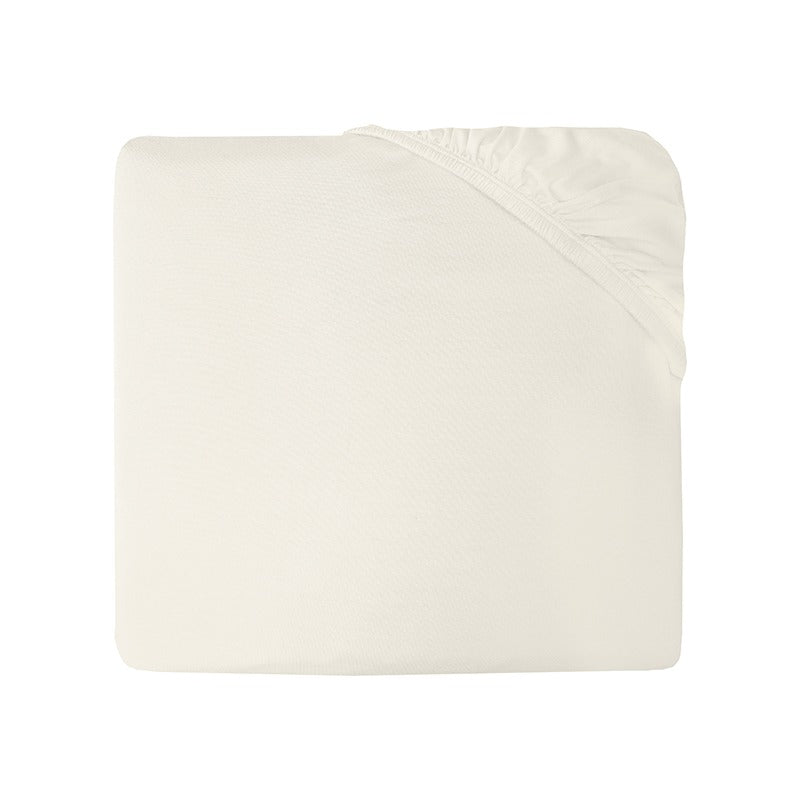 Kickee Pants Grow-with-Me Twin to Full Fitted Sheet: Solid Natural