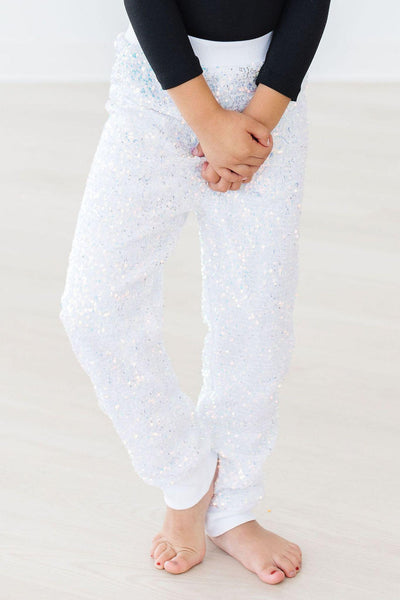 Mila & Rose:  Disco Sequin Joggers