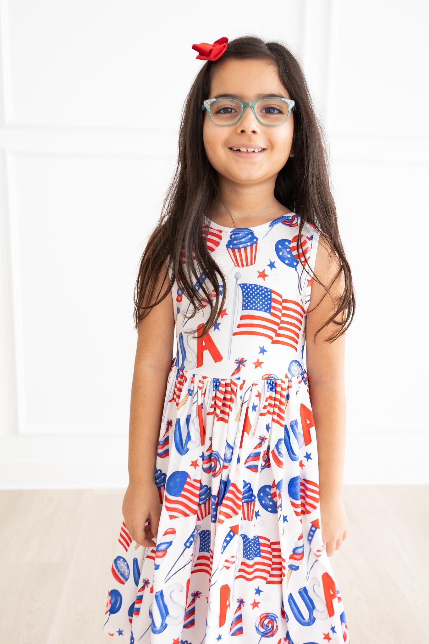 Mila & Rose:  Party in the USA Tank Twirl Dress