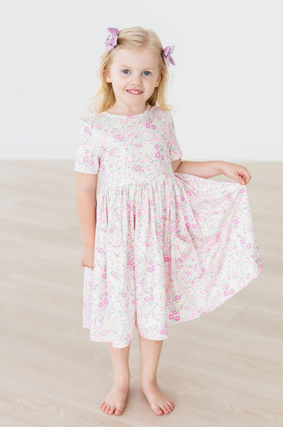 Mila & Rose:  Blooming Beauty S/S Pocket Twirl Dress