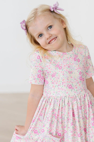 Mila & Rose:  Blooming Beauty S/S Pocket Twirl Dress