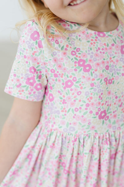 Mila & Rose:  Blooming Beauty S/S Pocket Twirl Dress