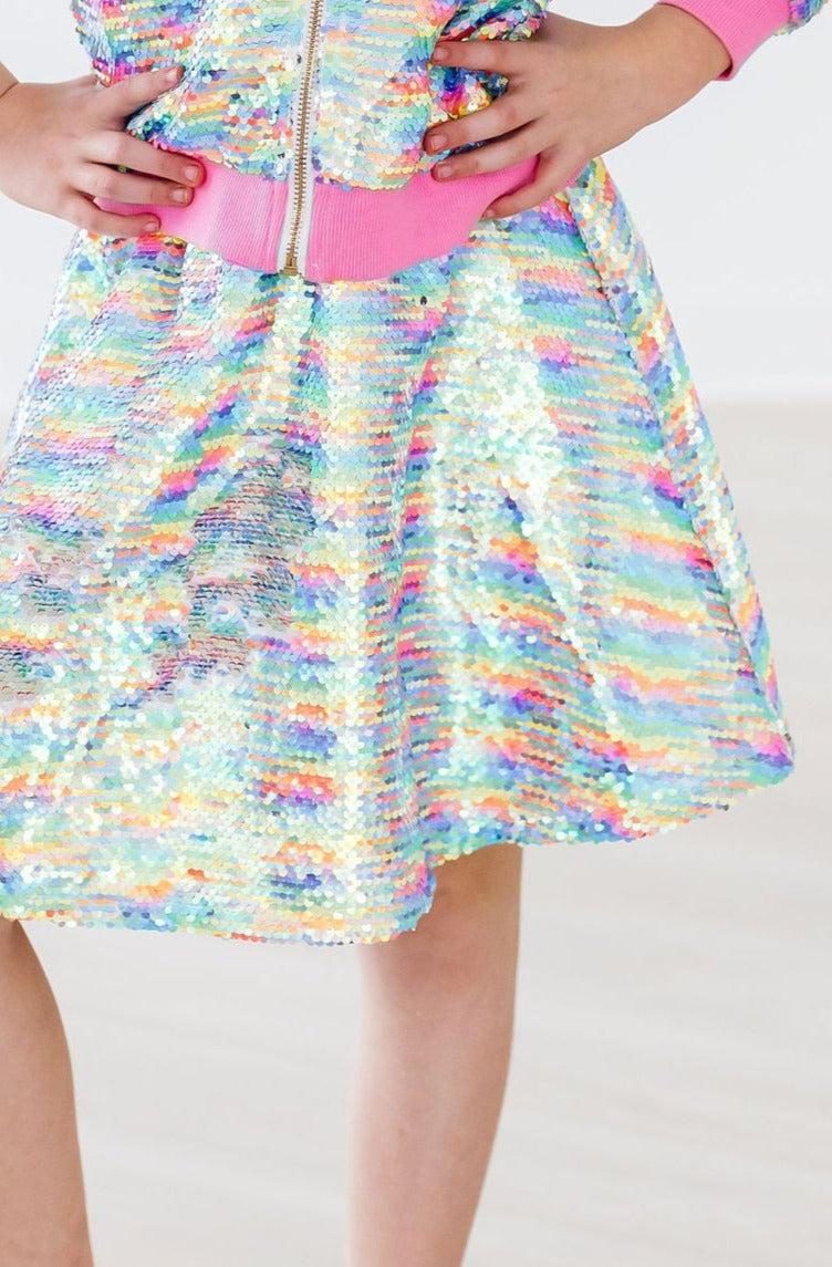 Mila & Rose:  SALE Sprinkles Flip Sequin Twirl Skirt