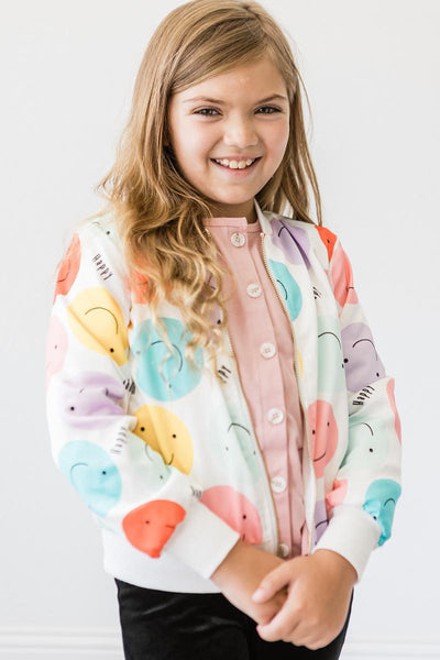 Mila & Rose:  Happy Days Satin Jacket