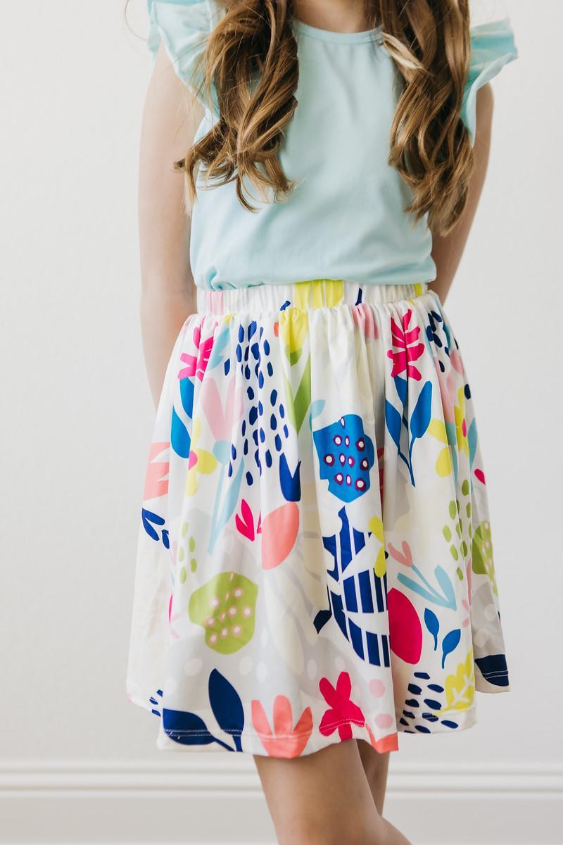 Mila & Rose:  SALE Flower Market Twirl Skirt