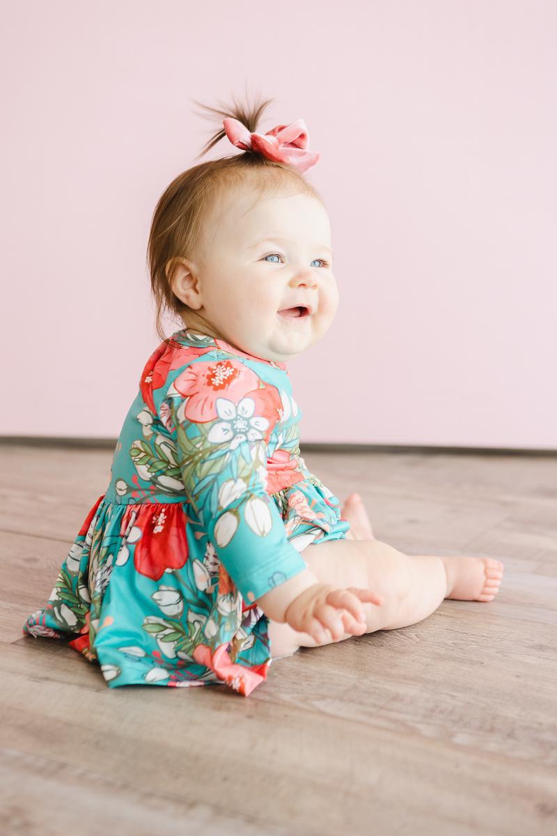 Mila & Rose:  After the Rain Twirl Bodysuit