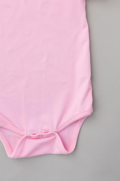 Mila & Rose:  Bubblegum Pink S/S Flutter Bodysuit