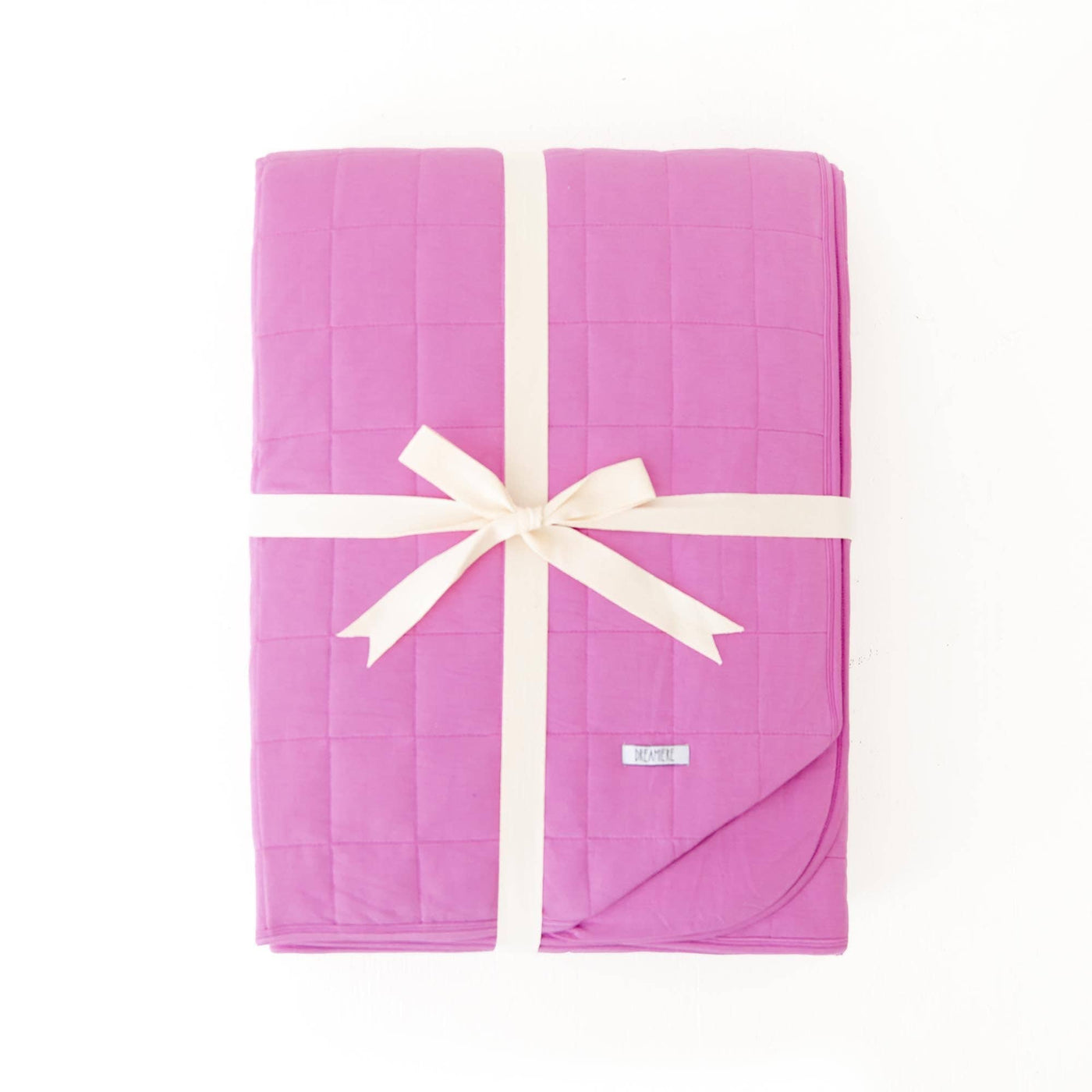 Dreamiere - Orchid Quilted Adult Bamboo Blanket - Three Layer EXTRA FILL