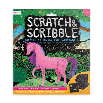 OOLY Scratch & Scribble: Magical Unicorns