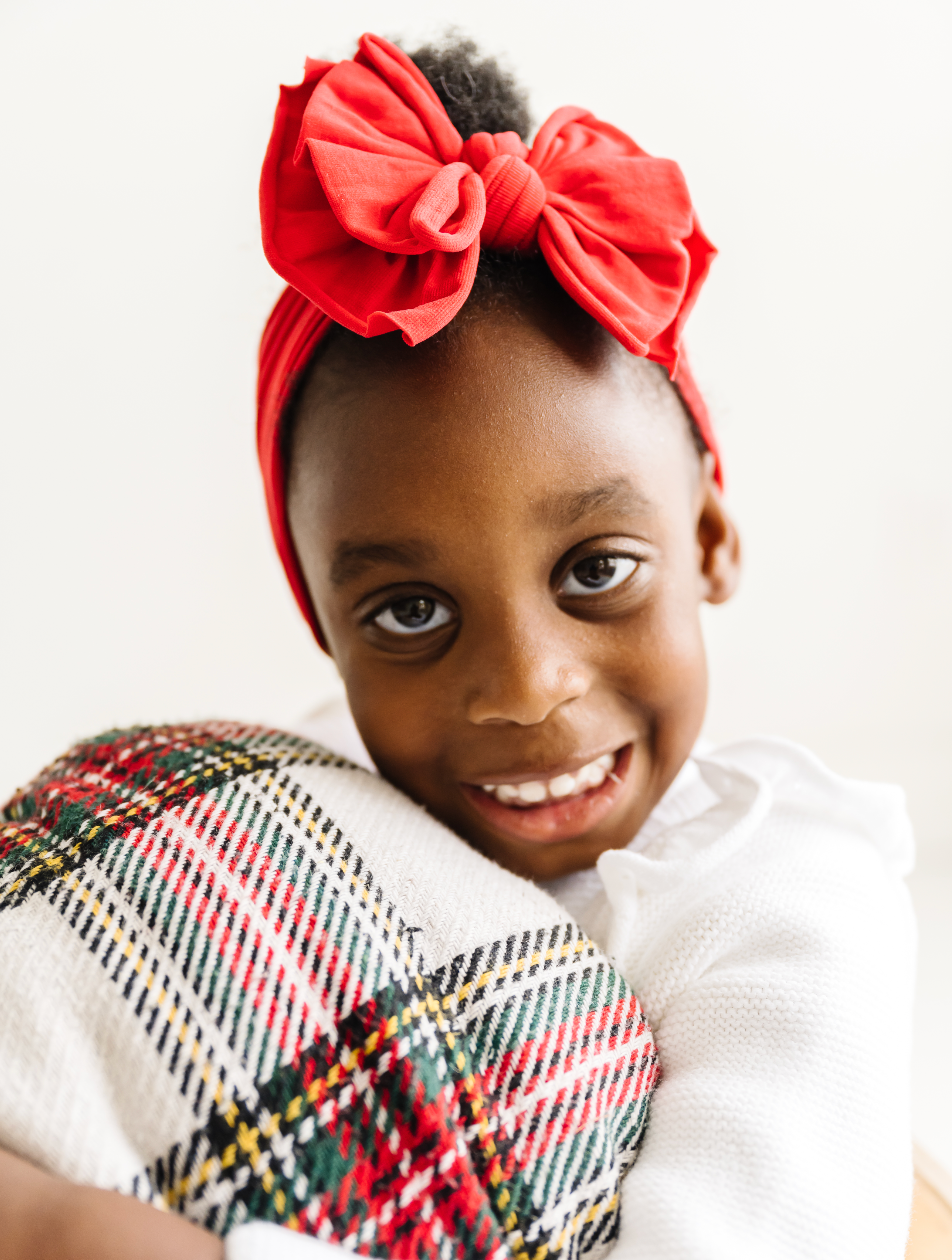 Baby Bling Bows Fab-Bow-Lous Headwrap: Cherry