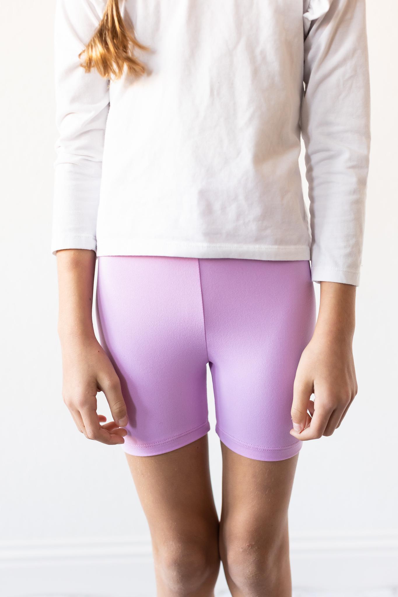 Mila & Rose:  Bright Lilac Twirl Shorts