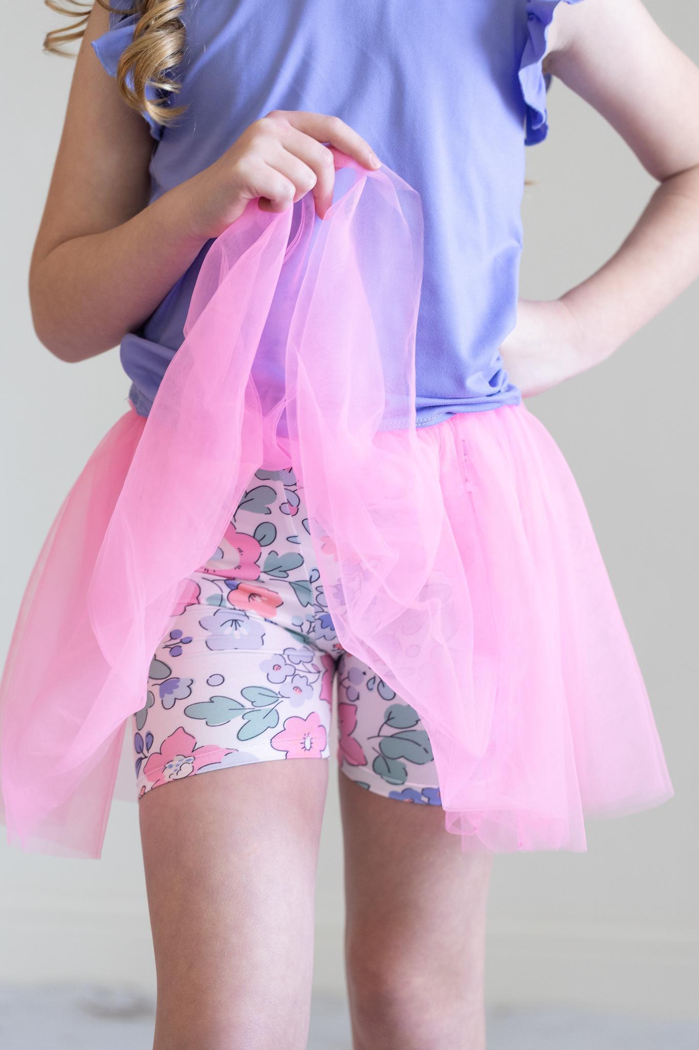 Mila & Rose:  Hydrangea Tutu Shorts