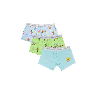 Bellabu Bear - Boy's Boxer Brief SpongeBob Good Vibes 3-Pack