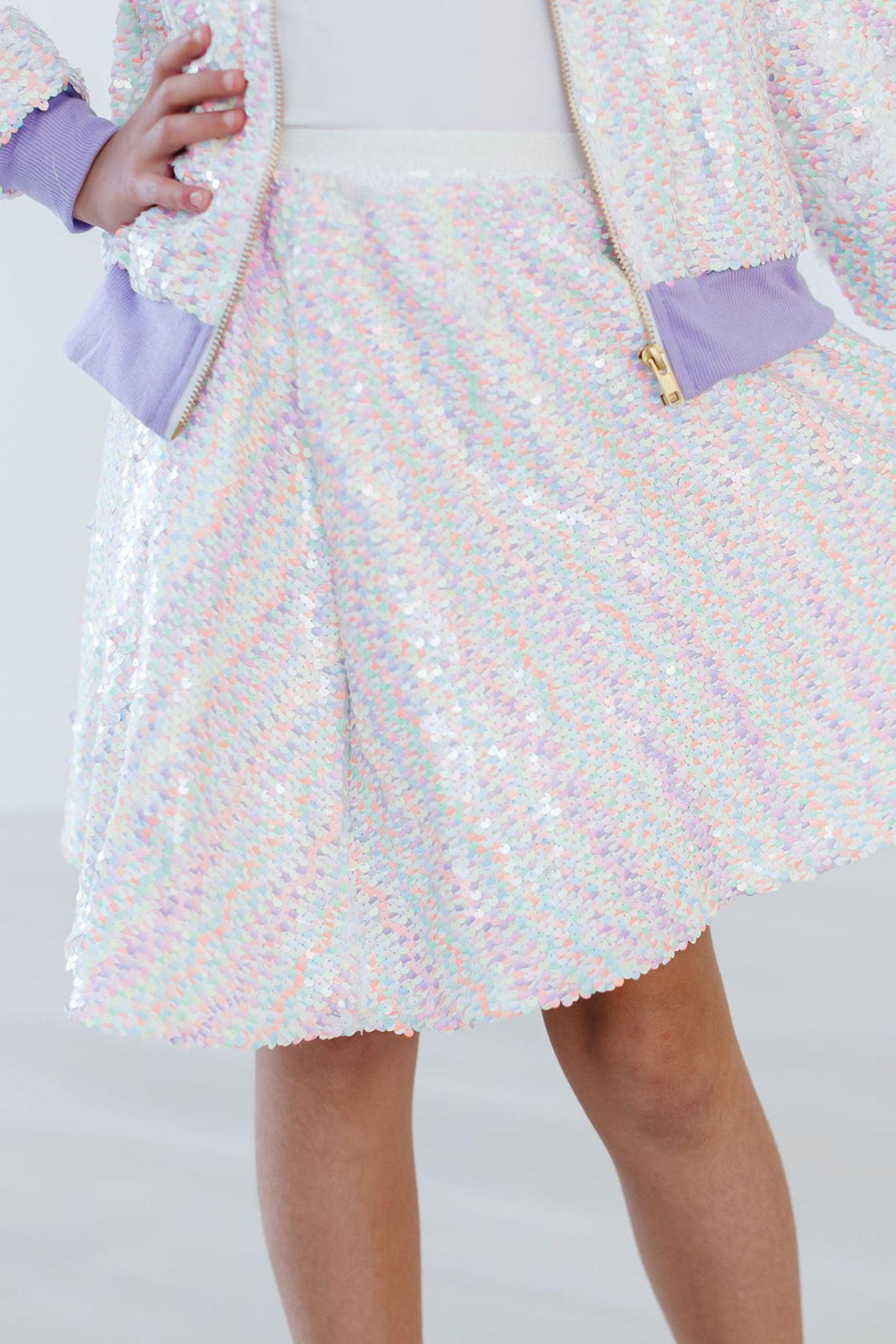 Mila & Rose:  SALE Unicorn Flip Sequin Twirl Skirt