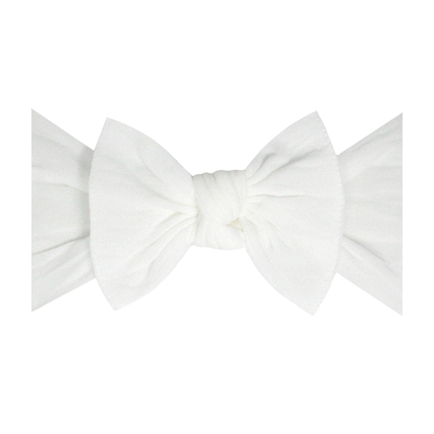 Baby Bling Bows The Knot Headwrap: White