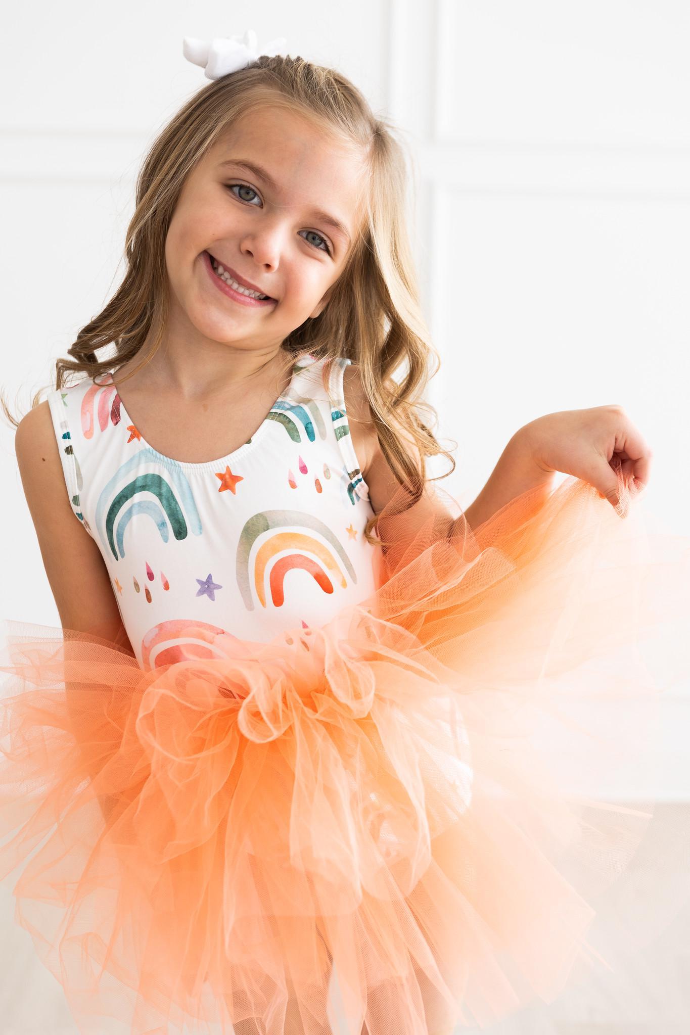 Mila & Rose:  Tonal Rainbow Tank Tutu Leotard