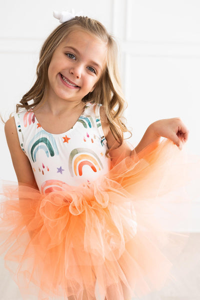 Mila & Rose:  Tonal Rainbow Tank Tutu Leotard