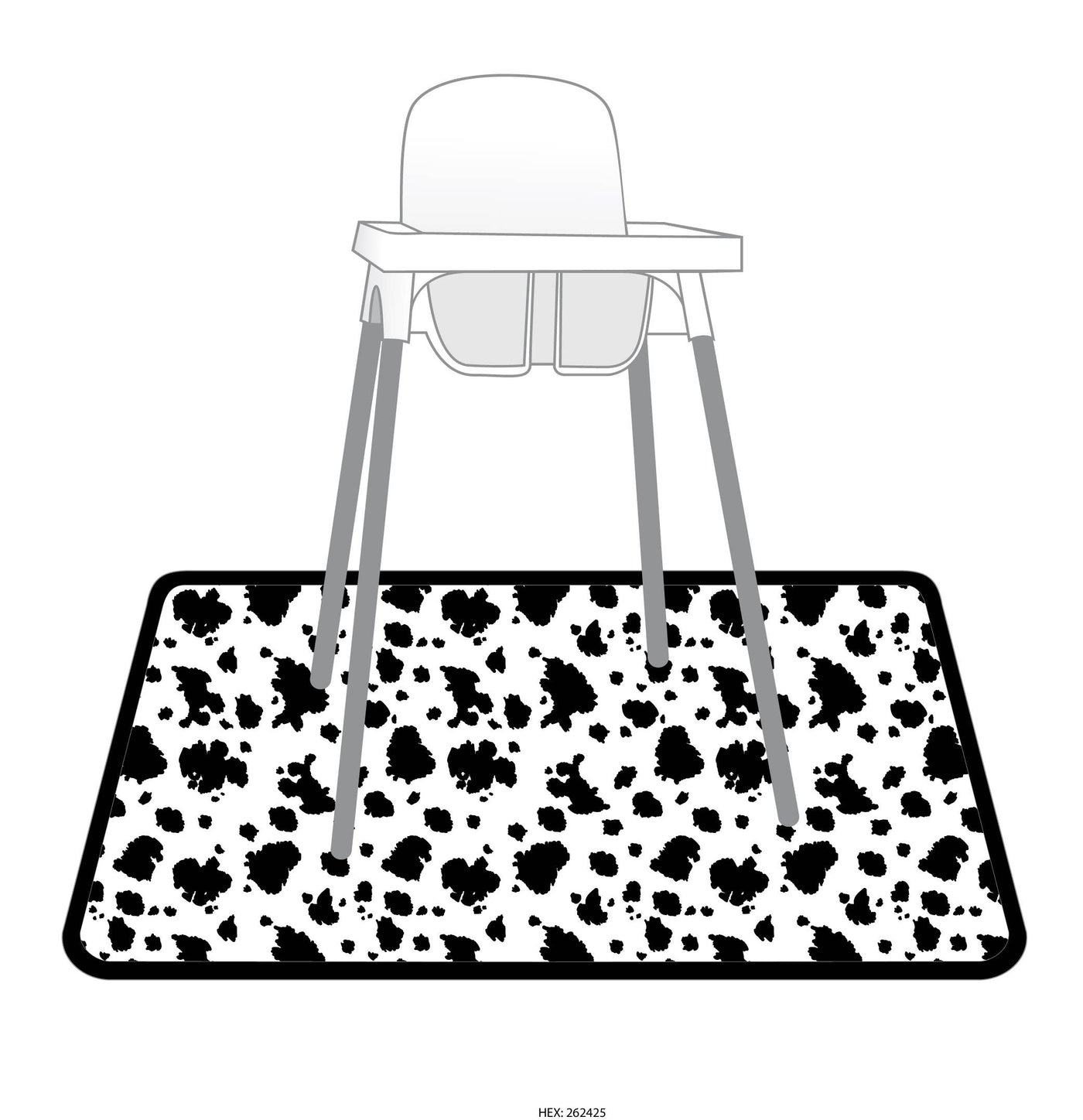 BapronBaby Splash Mat: Cowhide